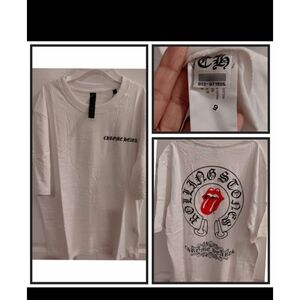 White Rolling Stones Graphic T-Shirt